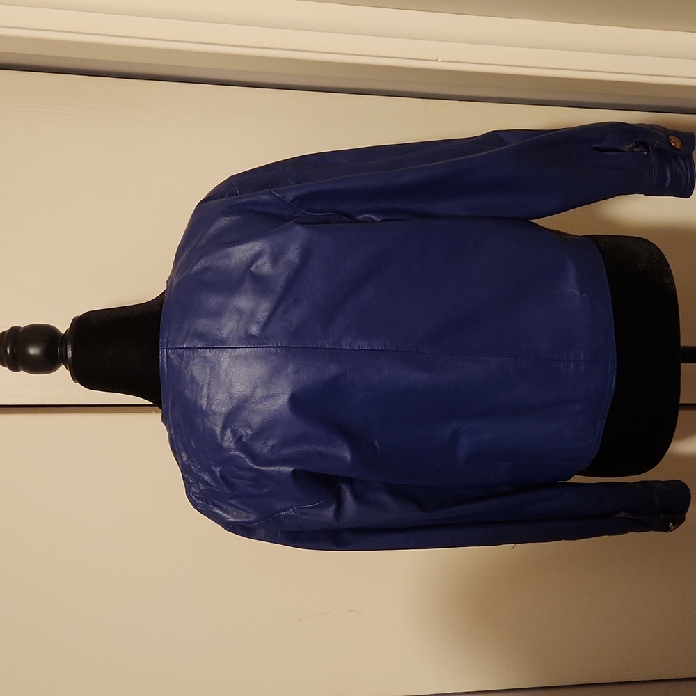 LORD & TAYLOR LEATHER JACKET SIZE 6 - Picture 3 of 6